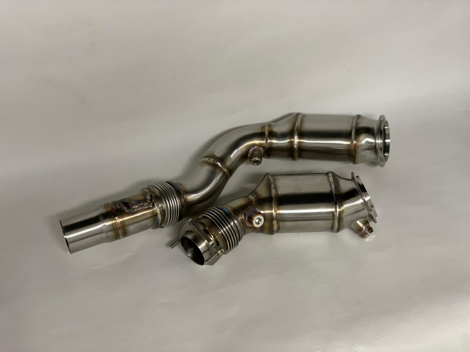 MODE Design 200cpsi Catted Downpipe S55 BMW M3 F80 M4 F82 M2 Competition F87 - MODE Auto Concepts