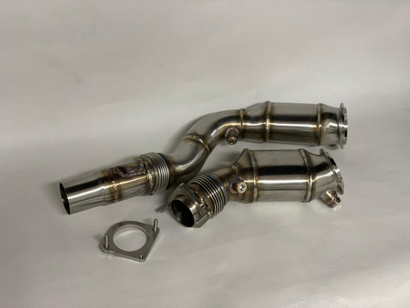 MODE Design 200cpsi Catted Downpipe S55 BMW M3 F80 M4 F82 M2 Competition F87 - MODE Auto Concepts