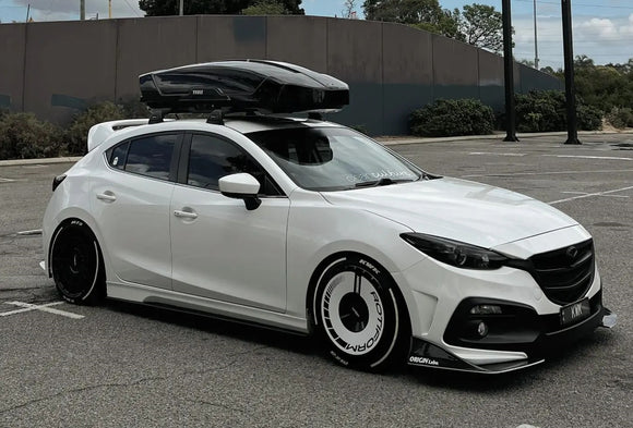 Rotiform 19" AeroDisc & Hex Nut Kit Black (Suit LAS-R, BUC-M, RSE) - MODE Auto Concepts