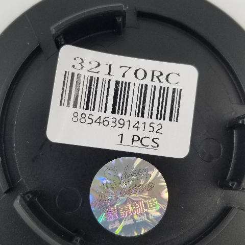 Rotiform Hex Centre Cap Insert w. RF logo (Red w. Chrome Logo) *Suit Hex Caps ONLY* - MODE Auto Concepts