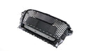Exon RS3 Style Black Honeycomb Grille for Audi A3/S3 (8V) PFL 2014-2016 - MODE Auto Concepts