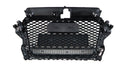 Exon RS3 Style Black Honeycomb Grille for Audi A3/S3 (8V) PFL 2014-2016 - MODE Auto Concepts