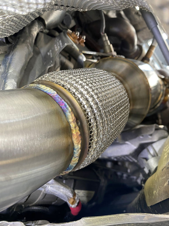 MODE Design 200cpsi Catted Downpipe B58 BMW X3 G01 X4 G02 Z4 G29 M40i - MODE Auto Concepts