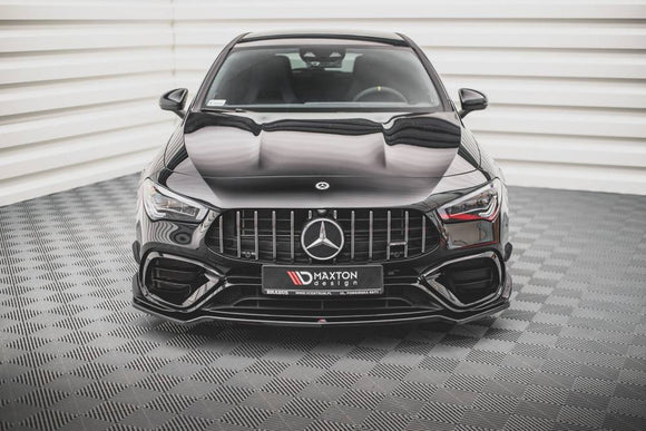 Maxton Design Mercedes Splitter avant V.1 pour Mercedes Benz CLA45 AMG avec. Aéro C118 