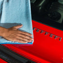 Waffle Weave Drying Microfiber Towel, Blue - MODE Auto Concepts