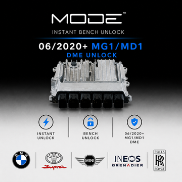 MODE Instant Bench Unlock Service for MDG1 BOSCH BMW DDE8/DME8 Locked 06/2020-Current S58 S63 B46 B48 B58 N63 G Series DME ECU