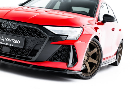Maxton Design Front Splitter for V.1 Audi RS3 Sedan / Sportback 8Y Facelift