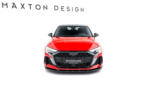 Maxton Design Front Splitter for V.1 Audi RS3 Sedan / Sportback 8Y Facelift