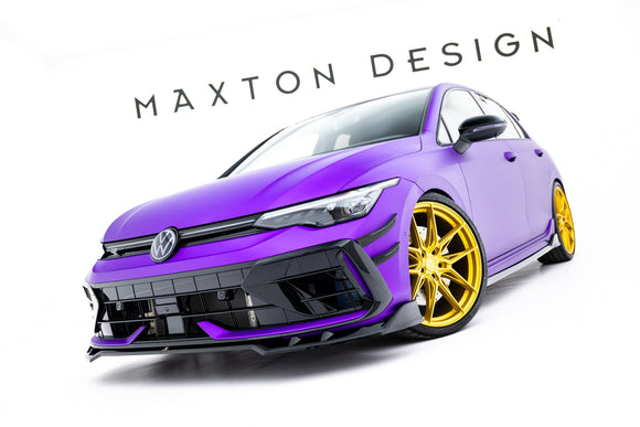 Maxton Design Front Splitter for V.1 Volkswagen Golf R Mk8.5 Facelift