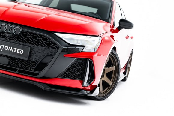 Maxton Design Front Splitter for V.2 Audi RS3 Sedan / Sportback 8Y Facelift