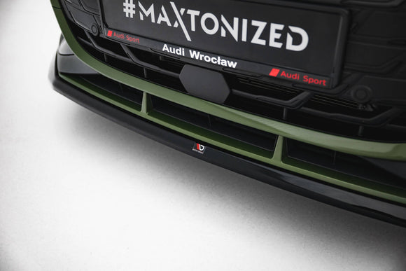 Maxton Design Front Splitter for V.2 Audi S3 / A3 S-line Sportback / Sedan 8Y Facelift