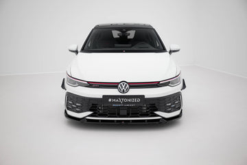 Maxton Design Front Splitter for V.2 Volkswagen Golf GTI / GTE / R-Line Mk8 Facelift