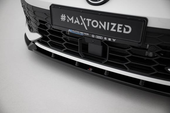 Maxton Design Front Splitter for V.2 Volkswagen Golf GTI / GTE / R-Line Mk8 Facelift