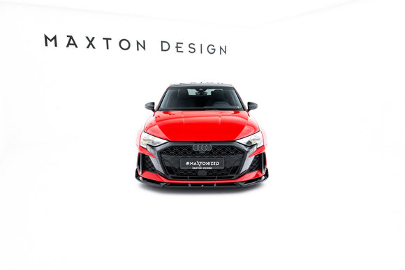Maxton Design Front Splitter for V.3 Audi RS3 Sedan / Sportback 8Y Facelift