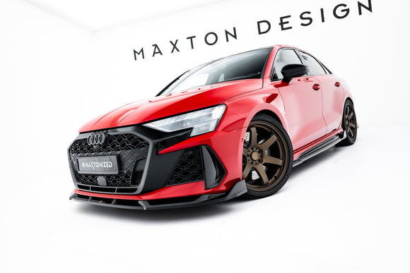Maxton Design Front Splitter for V.3 Audi RS3 Sedan / Sportback 8Y Facelift