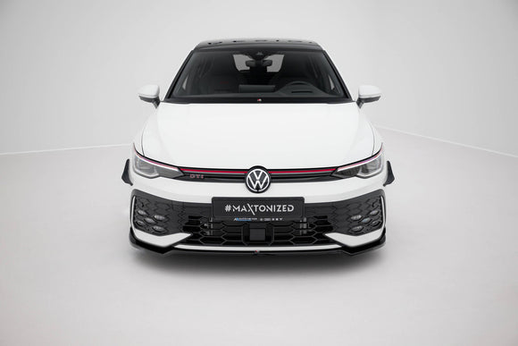 Maxton Design Front Splitter for V.3 Volkswagen Golf GTI / GTE / R-Line Mk8 Facelift