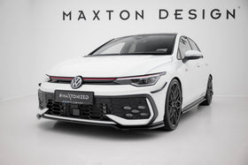 Maxton Design Front Splitter for V.3 Volkswagen Golf GTI / GTE / R-Line Mk8 Facelift