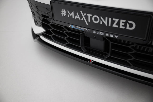 Maxton Design Front Splitter for V.3 Volkswagen Golf GTI / GTE / R-Line Mk8 Facelift