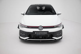 Maxton Design Front Splitter for V.4 Volkswagen Golf GTI / GTE / R-Line Mk8 Facelift