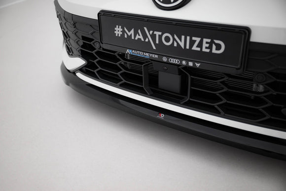 Maxton Design Front Splitter for V.4 Volkswagen Golf GTI / GTE / R-Line Mk8 Facelift