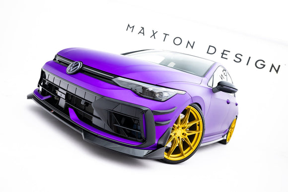 Maxton Design Front Splitter for V.4 Volkswagen Golf R Mk8.5 Facelift