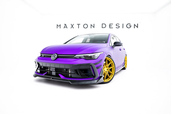 Maxton Design Front Splitter for V.4 Volkswagen Golf R Mk8.5 Facelift