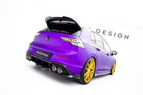 Maxton Design Rear Splitter (with vertical bars) V.1 Volkswagen Golf R Mk8 / Mk8.5 Facelift
