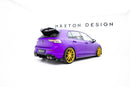 Maxton Design Rear Splitter (with vertical bars) V.1 Volkswagen Golf R Mk8 / Mk8.5 Facelift