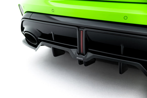 Maxton Design Rear Splitter (with vertical bars) V.2 Audi RS3 Sportback 8Y Facelift