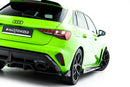 Maxton Design Rear Splitter (with vertical bars) V.3 Audi RS3 Sportback 8Y Facelift