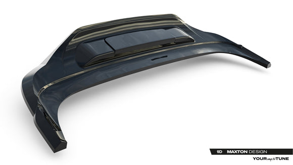 Maxton Design Rear Splitter (with vertical bars) Volkswagen Tiguan R-Line Mk3