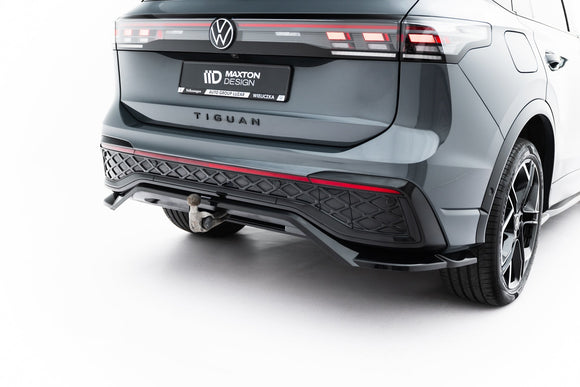 Maxton Design Rear Splitter (with vertical bars) Volkswagen Tiguan R-Line Mk3