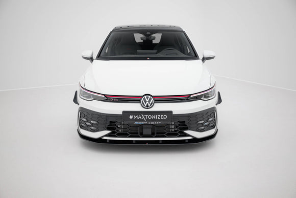 Maxton Design Street Pro Front Splitter Volkswagen Golf GTI / GTE / R-Line Mk8 Facelift