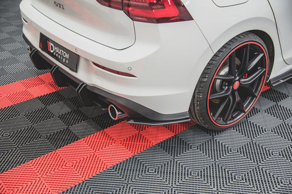 Maxton Design Street Pro Rear Side Splitters V.1 Volkswagen Golf GTI / GTE / R-Line Mk8