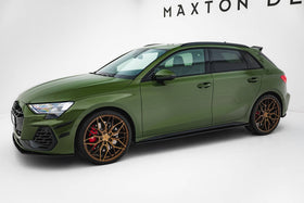 Maxton Design Street Pro Side Skirts Diffusers Audi S3 / A3 S-line Sportback / Sedan 8Y Facelift