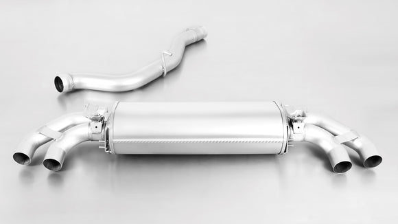 REMUS Performance Exhaust System Audi Sport exhaust centered for L/R system (selectable tail pipes), and 2 electronic actuators - MODE Auto Concepts