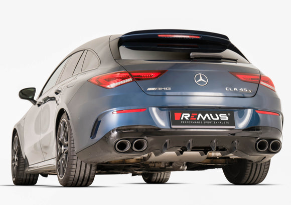 REMUS Performance Exhaust System Axle-Back-Exhaust-System, AMG CLA 45 S incl. (ECE-) approval - MODE Auto Concepts