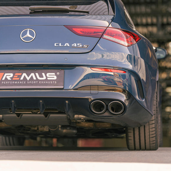 REMUS Performance Exhaust System Axle-Back-Exhaust-System, AMG CLA 45 S incl. (ECE-) approval - MODE Auto Concepts