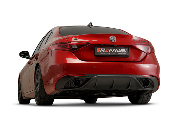 REMUS Performance Exhaust System Axle-back exhaust system L/R for Alfa Romeo Giulia Veloce, incl. EC homologation - MODE Auto Concepts