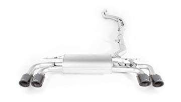 REMUS Performance Exhaust System Axle-back exhaust system, with 2 integrated valves for BMW 550i(x) G30 Sedan, incl. EC homologation (selectable tail pipes) - MODE Auto Concepts