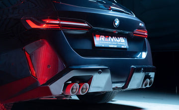 REMUS Performance Exhaust System Axle-back Sport Exhaust BMW M5 G90 Sedan / G99 Touring, stainless steel, with integrated valves (selectable tail pipes), (EC-) APPROVAL - MODE Auto Concepts