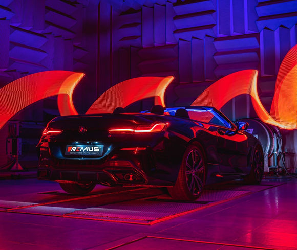 REMUS Performance Exhaust System Axle-back Sport Exhaust for the BMW M850iX, G14 Cabrio / G15 & G16 Coupe, incl. (EC-) approval - MODE Auto Concepts