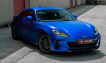 REMUS Performance Exhaust System Axle-Back sport exhaust system (absorption principle with tail pipe set) for Subaru BRZ, incl. EC approval - MODE Auto Concepts
