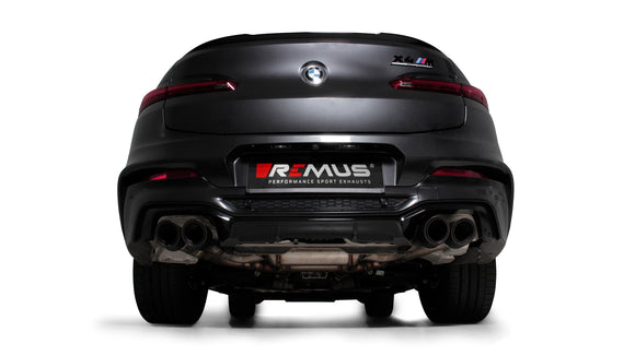 REMUS Performance Exhaust System Axle-back-system L/R: RACING sport exhaust, with 2 integrated valves, NO (EEC-) APPROVAL - MODE Auto Concepts