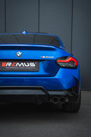 REMUS Performance Exhaust System BMW M240i G42 Axle-back exhaust system L/R quad: Sport exhaust centered incl. (EC-) approval - MODE Auto Concepts