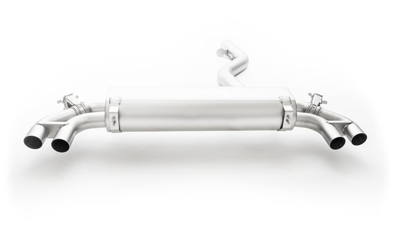REMUS Performance Exhaust System Exhaust Axle-back style system BMW G20/G21 320i/330i L/R: Sport exhaust centered with 2 integrated valves, incl. (EEC-) approval - MODE Auto Concepts