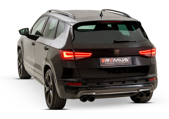 REMUS Performance Exhaust System Exhaust CUPRA Ateca Facelift GPF-back style system L/R quad flow, incl. (EEC-) approval - MODE Auto Concepts