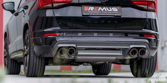 REMUS Performance Exhaust System Exhaust CUPRA Ateca Facelift GPF-back style system L/R quad flow, incl. (EEC-) approval - MODE Auto Concepts