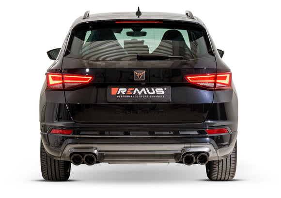 REMUS Performance Exhaust System Exhaust CUPRA Ateca Facelift GPF-back style system L/R quad flow, incl. (EEC-) approval - MODE Auto Concepts