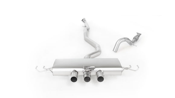 REMUS Performance Exhaust System Exhaust Downpipe-back Honda Civic Type R FK8, RACING style with integrated valve - MODE Auto Concepts